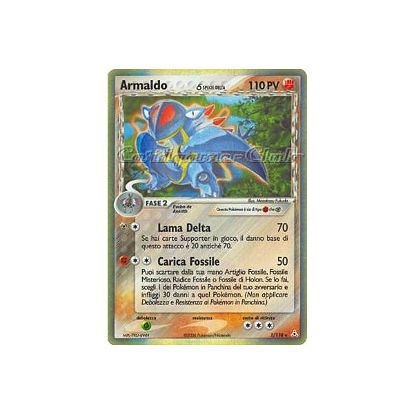 001 / 110 Armaldo Delta Species rara foil (IT) -NEAR MINT-