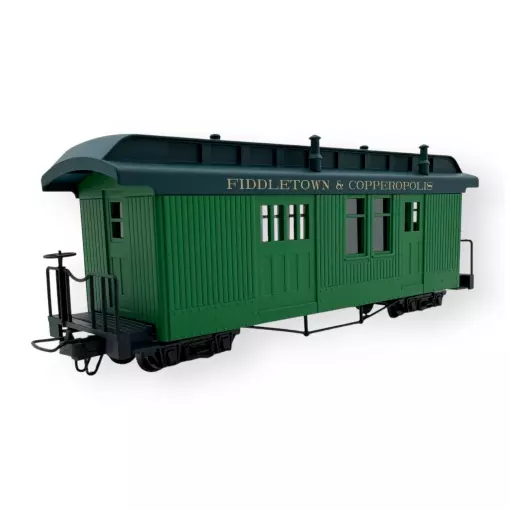 Fourgon à bagages F&C vert avec lettrage - Minitrains 5132 - HOe 1/87