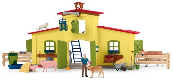 Schleich Grande fattoria con animali e accessori