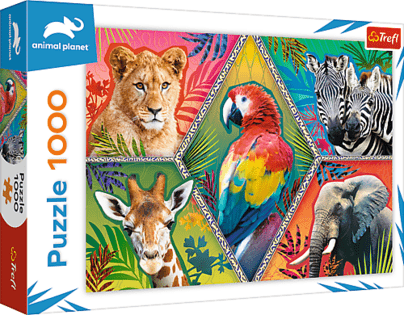 Trefl Puzzle 1000 - Animali esotici