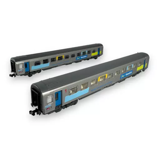 Set di 2 carrozze passeggeri Corail - Piko 94500 - N 1/160 - SNCF - EP VI