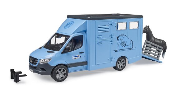 Bruder MB Sprinter per il trasporto di cavalli
