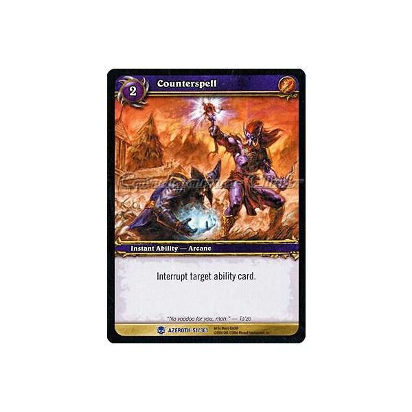 AZEROTH 051 / 361 Counterspell rara -NEAR MINT-