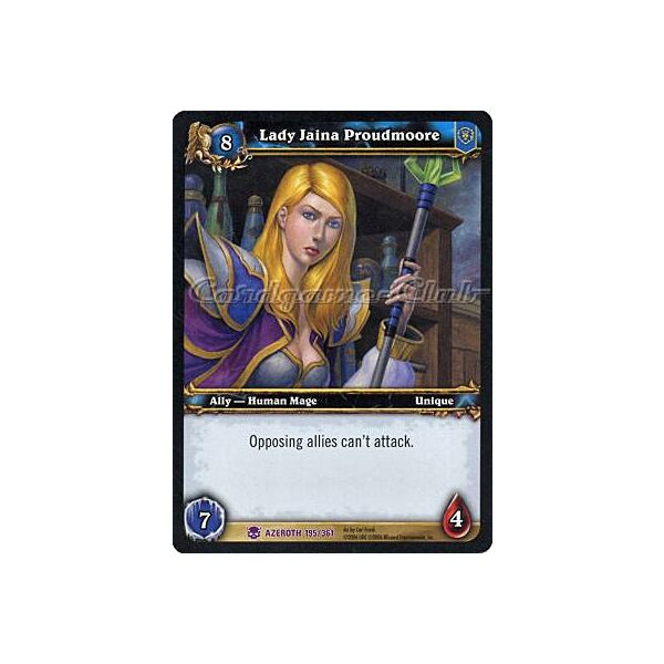 AZEROTH 195 / 361 Lady Jaina Proudmoore epica -NEAR MINT-