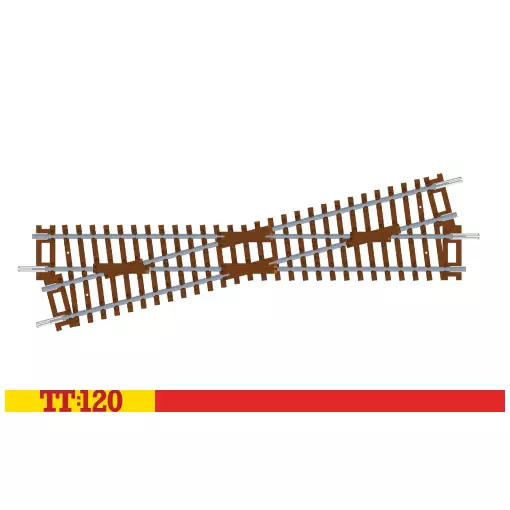 Diamond Crossing main droite - Hornby TT8018 - 1/120