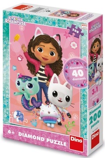 Puzzle Gabby's Dollhouse 200 pezzi diamond