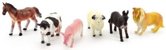 Fattoria degli animali 6 pz