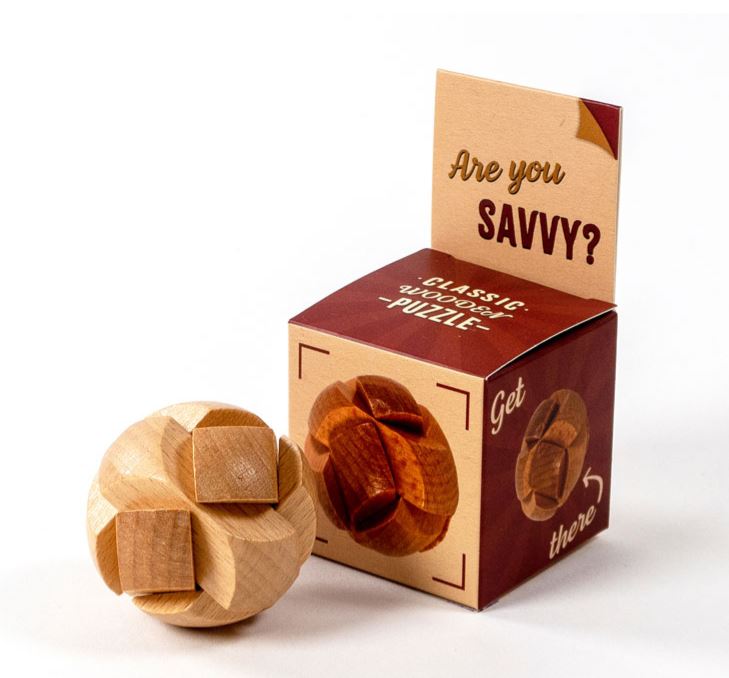 Are You Savy ? Classic Wooden Puzzle