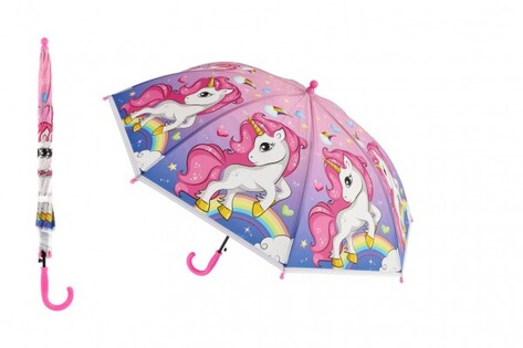 Ombrello Unicorno plastica/metallo 64 cm