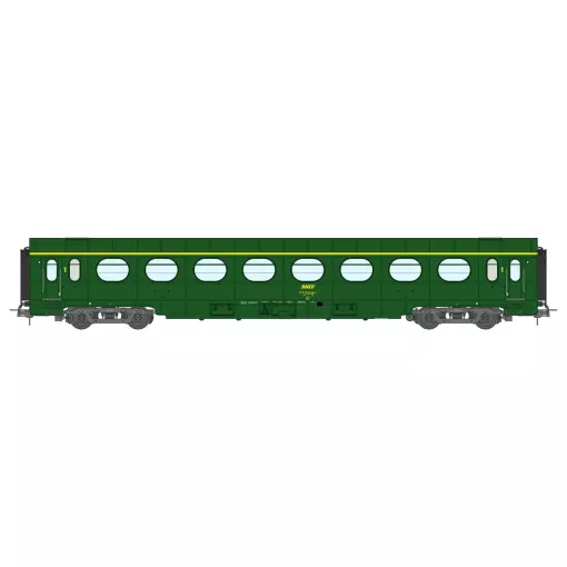 Voiture voyageurs Allégée ÉTAT, A8, vert 301 - Ree Modèles VB501 - SNCF - HO 1/87 - EP. IV - 2R