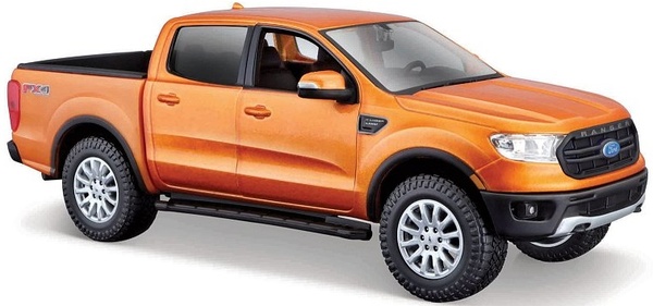 Maisto - Ford Ranger 2019, arancione metallizzato, 1:27