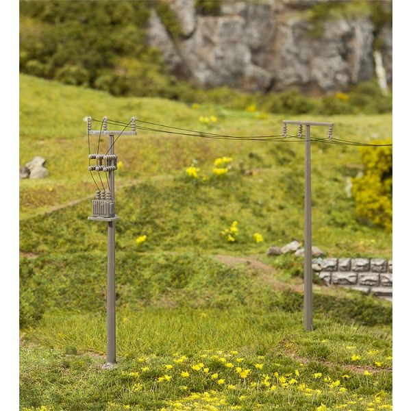 Faller - 4 Power poles