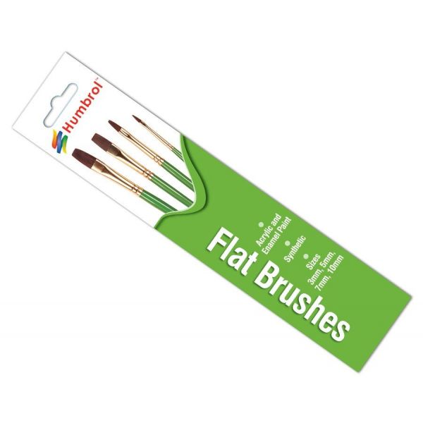 Humbrol - Brush Pack - Flat 3, 5, 7, 10 (1/19) * (Hag4305)
