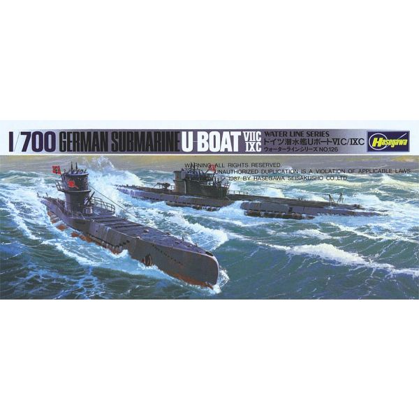 Hasegawa - 1/700 U-Boot 7C/9C