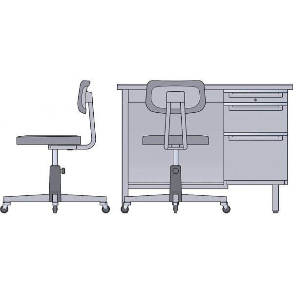 Hasegawa - 1/12 Schreibtisch und Stuhl