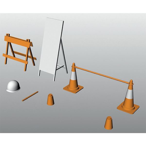 Hasegawa - 1/12 Baustellen-Sicherheitszubehör