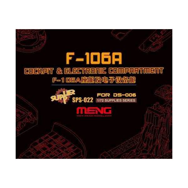 Meng - 1/72 F-106A, Cockpit & Elektronik, Resin