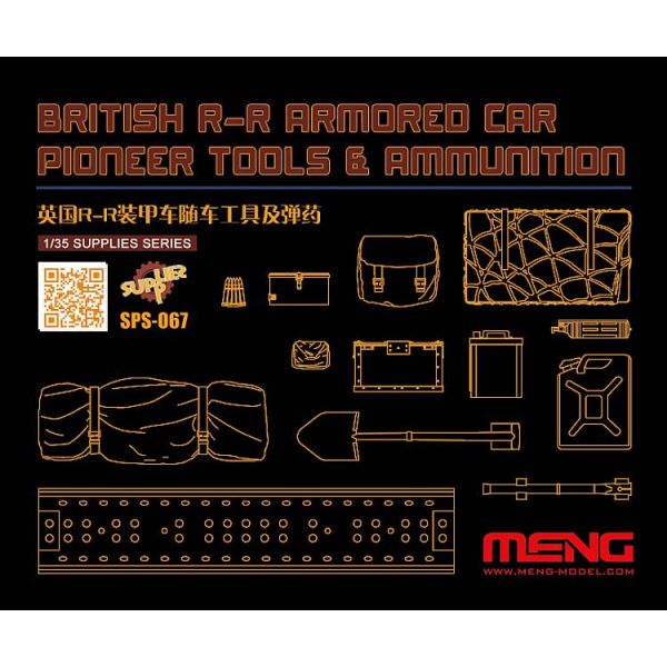 Meng - 1/35 Aufrüst-Set für R-R Panzerwagen