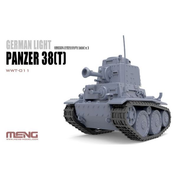 Meng - Light Panzer 38 (T) Model Kit (Mewwt-011)