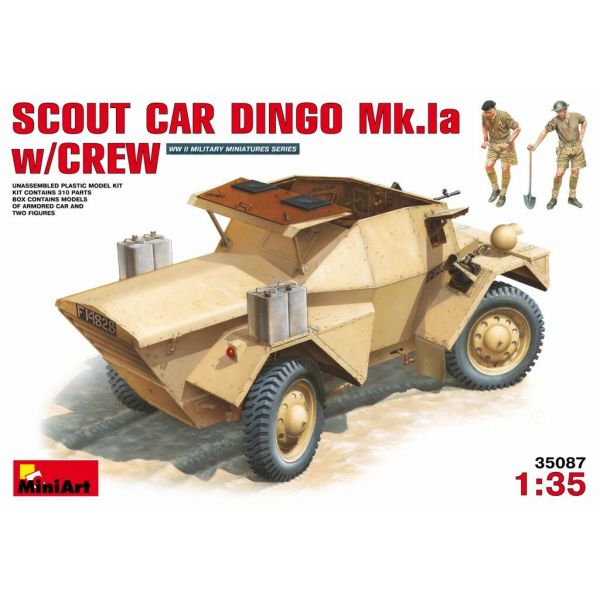 Miniart - Scout Car Dingo Mk 1a W/crew (Min35087)