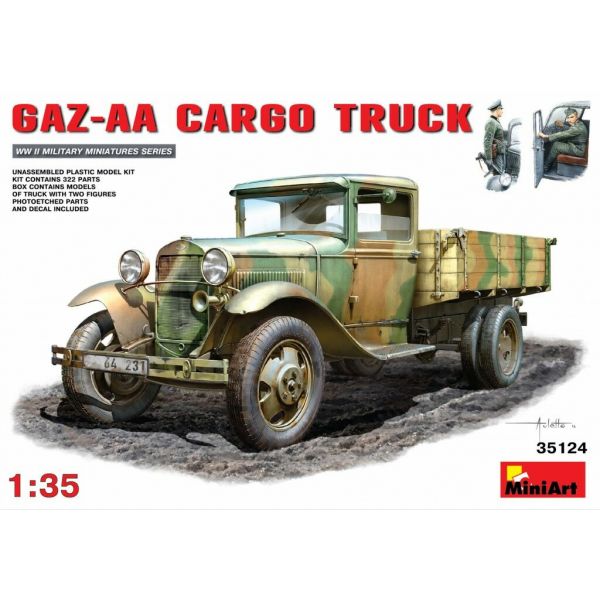 Miniart - Gaz-aa  Cargo Truck (Min35124)