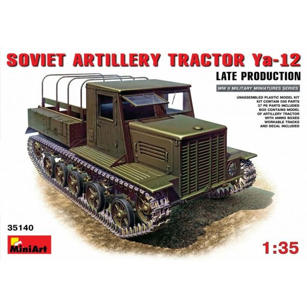 Miniart - Ya-12 Late Prod. Soviet Artillery Tractor (Min35140)