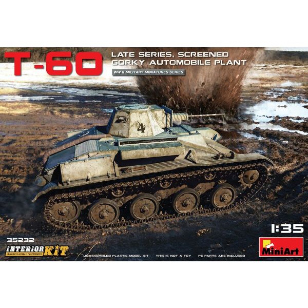Miniart - T-60 Late Series, Screened Gorky (Min35232)