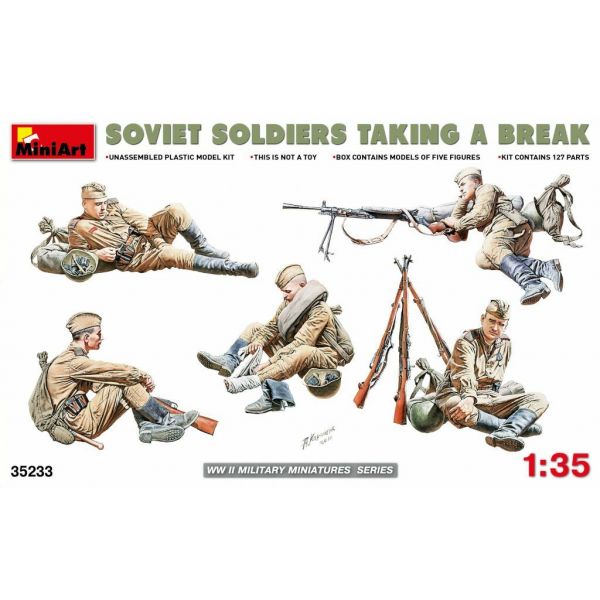 Miniart - Soviet Soldiers Taking A Break (Min35233)