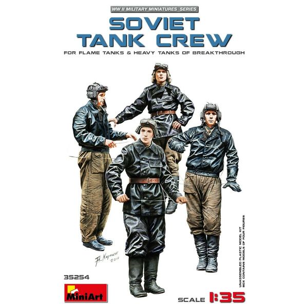 Miniart - Soviet Tankcrew For Flame & Heavytank (Min35254)