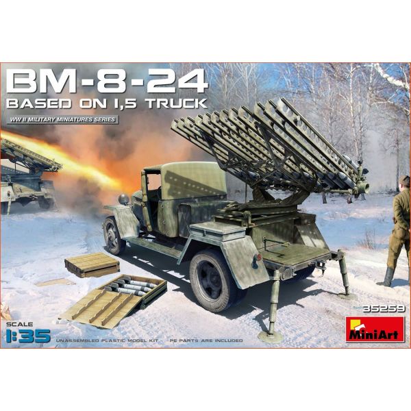 Miniart - Bm-8-24 Based On 1,5t Truck (Min35259)