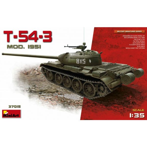 Miniart - T-54-3 Mod. 1951 (Min37015)