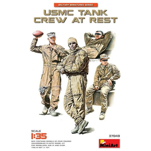 Miniart - Usmc Tank Crew At Rest (Min37049)