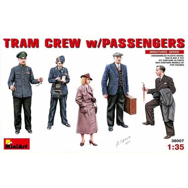 Miniart - Tram Crew With Passengers (Min38007)