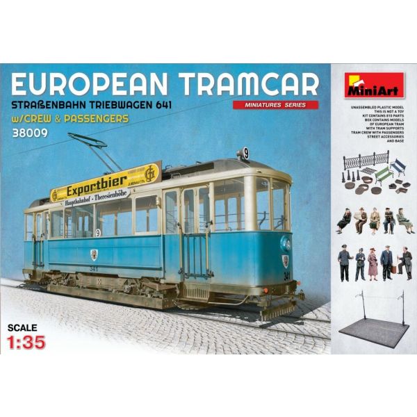 Miniart - European Tramcar Strassenbahn Triebw. 641 (Min38009)
