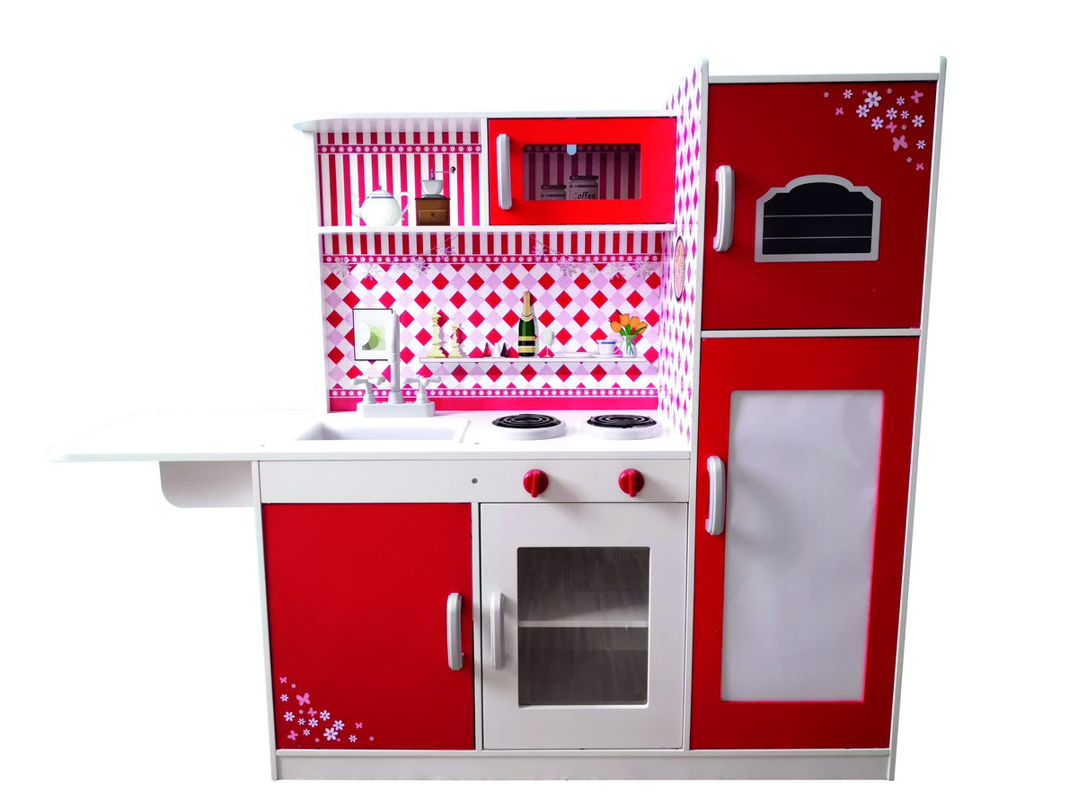 Cucina Rossa in Legno