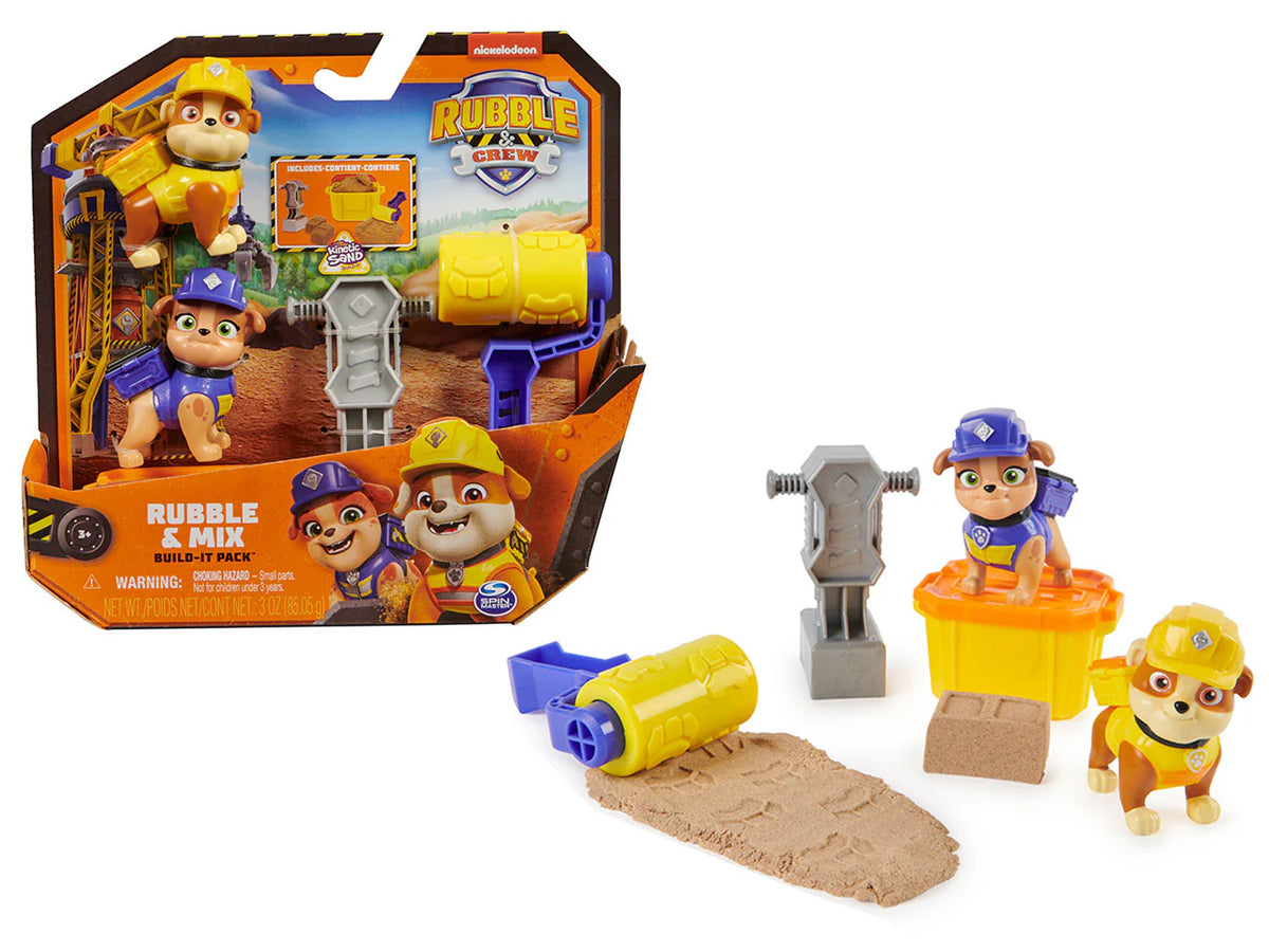 PAW Rubble&Crew + Kinetic Sand