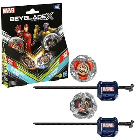 BeyBlade X - Iron Man e Thanos