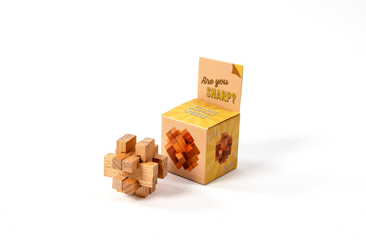 Are You Sharp ? Classic Wooden Puzzle