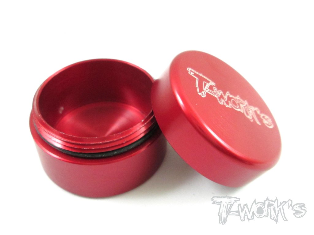 Contenitore per grasso in alluminio piccolo colori selezionabili TA-034 Aluminum Grease Holder ( Small )-Red