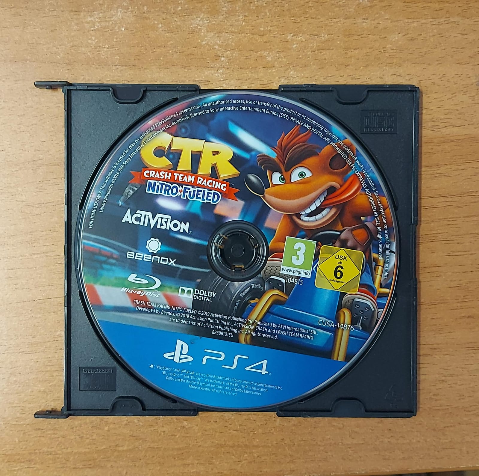 CTR - CRASH TEAM RACING - NITRO FUELED - SOLO DISCO