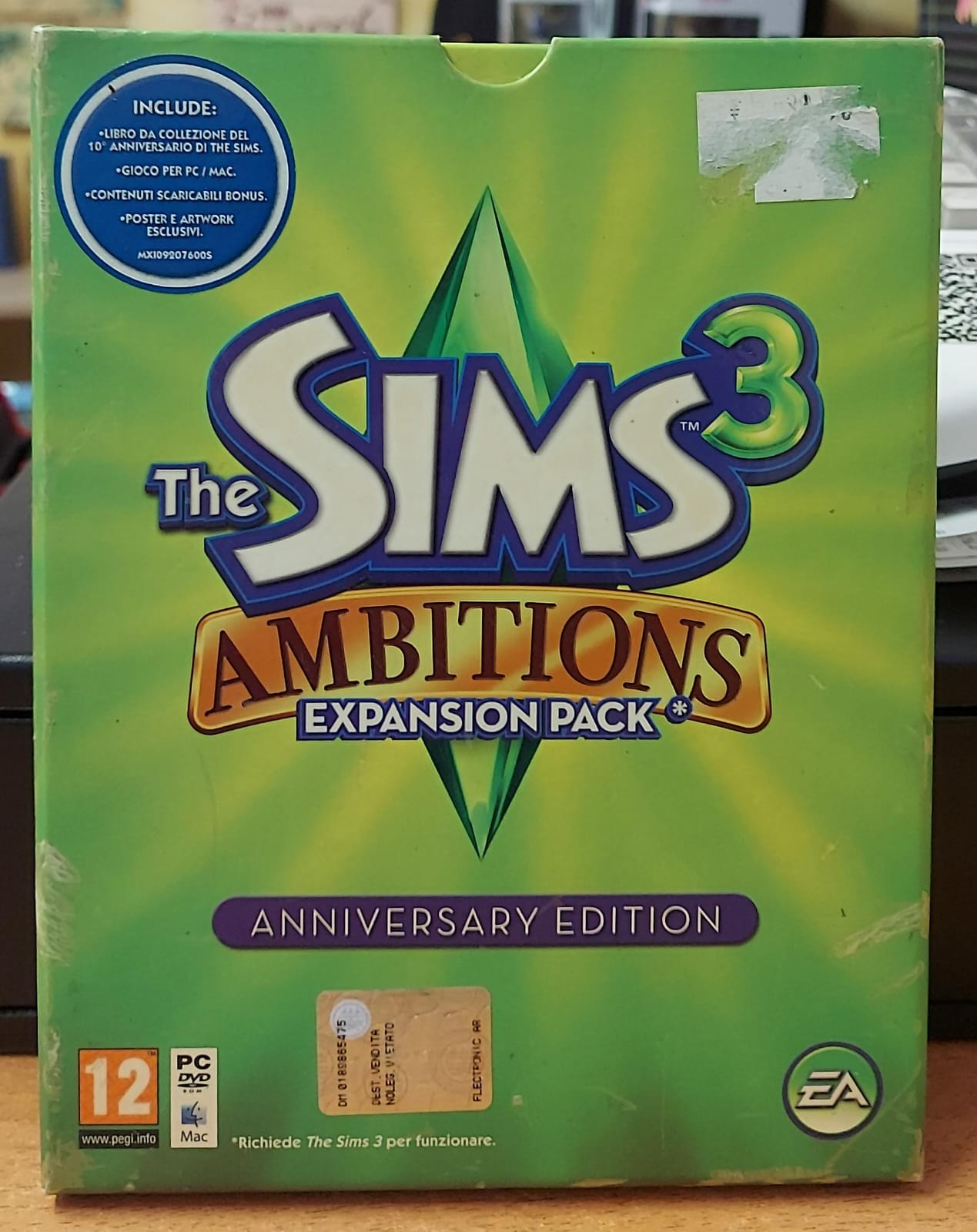 THE SIMS 3 AMBITIONS EXPANSION PACK ANNIVERSARY EDITION
