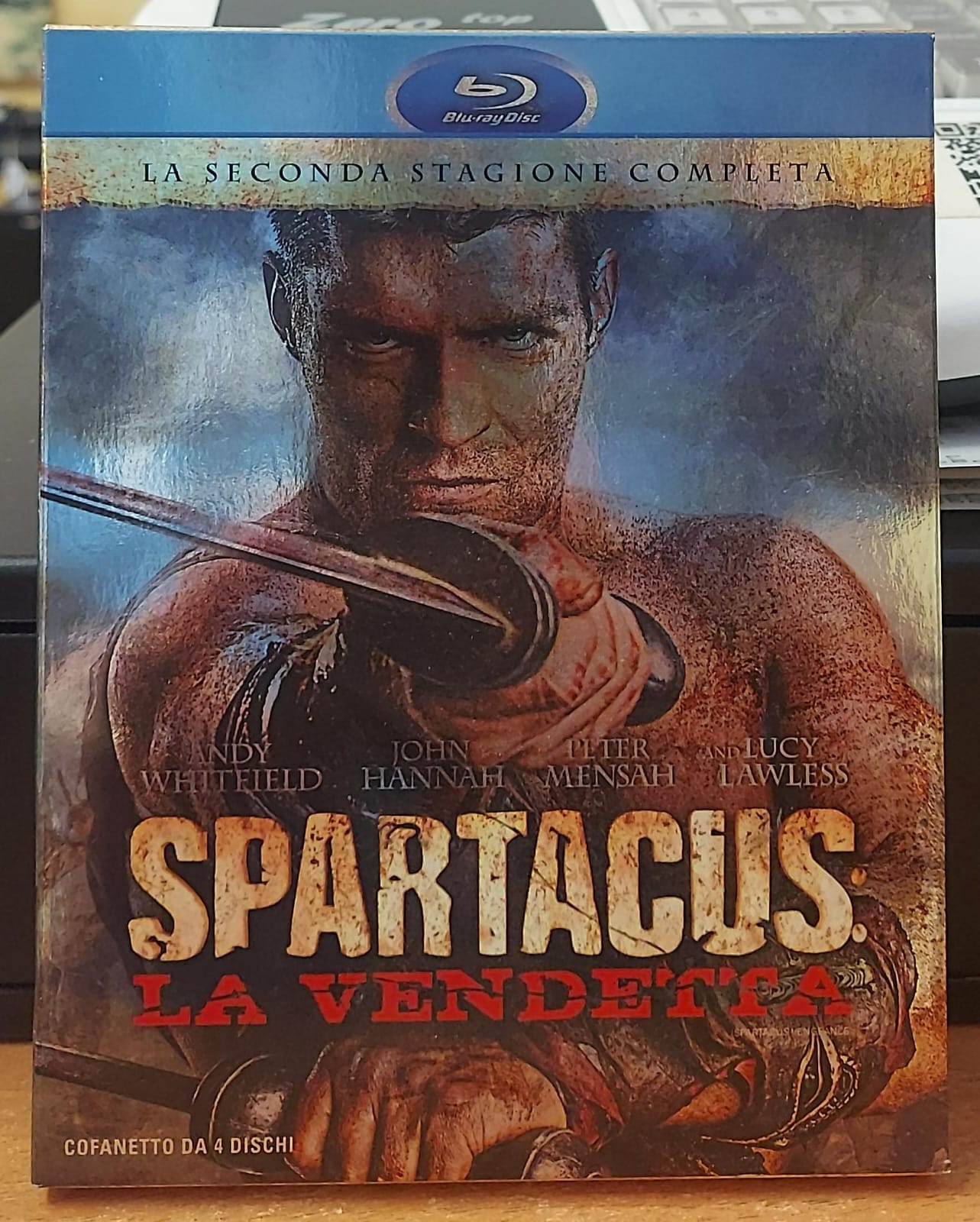 SPARTACUS LA VENDETTA - LA SECONDA STAGIONE COMPLETA 4 DISCHI