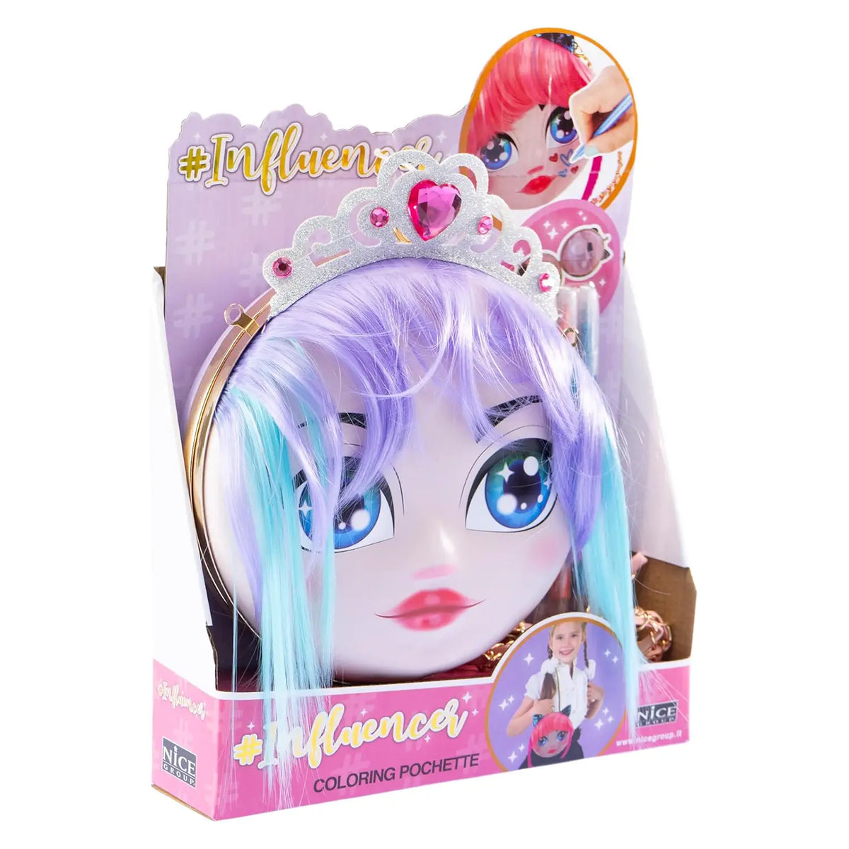 Coloring Pochette Influencer  Purple