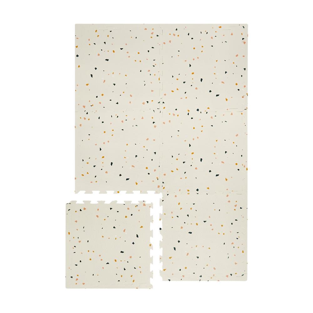 3 SPROUTS TAPPETO GIOCO COMPONIBILE FOAM - TERRAZZO CREMA 120X178 CM