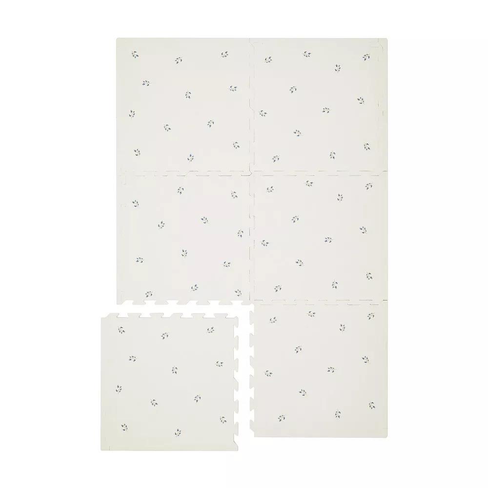 3 SPROUTS TAPPETO GIOCO COMPONIBILE FOAM - BLUEBERRY NATURAL 120X178 CM