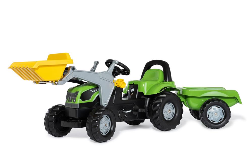 ROLLY TOYS ROLLYKID DEUTZ-FAHR CON RUSPA E RIMORCHIO 023196