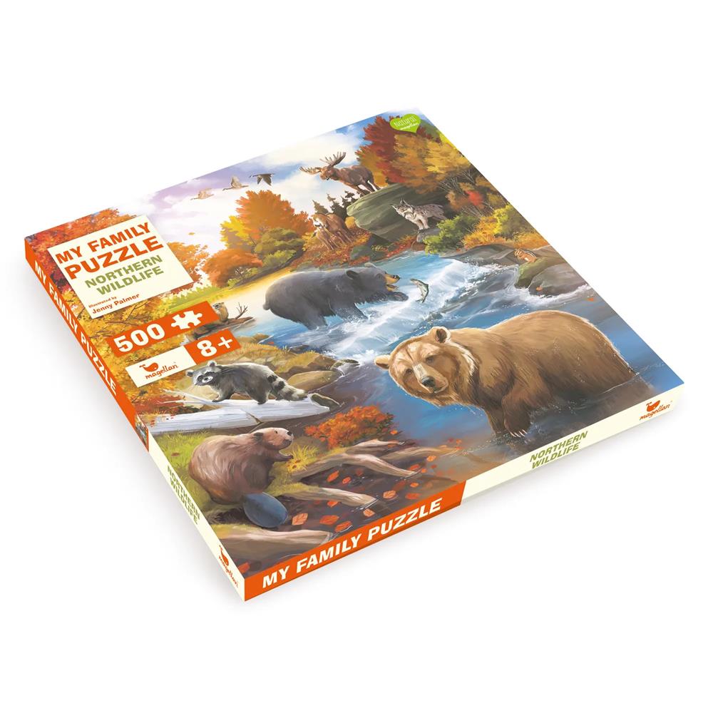 MAGELLAN MY FAMILY PUZZLE - NORTHERN WILDLIFE 500 PZ N3126