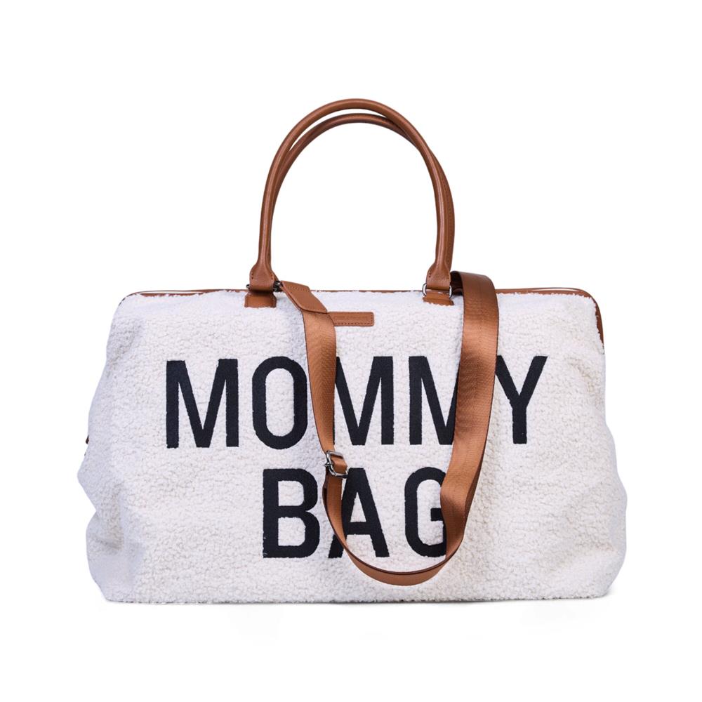 CHILDHOME MOMMY BAG BORSA PER IL CAMBIO - TEDDY BIANCO SPORCO