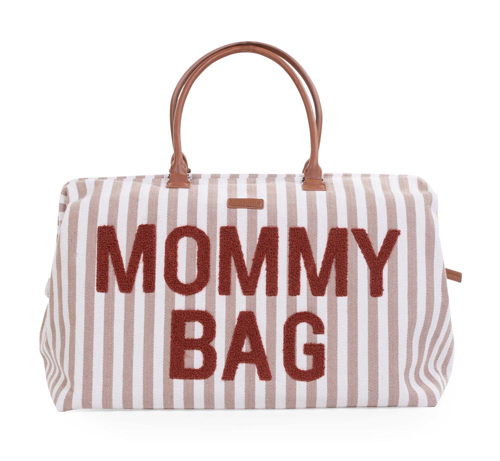 CHILDHOME MOMMY BAG BORSA PER IL CAMBIO - STRISCE BEIGE