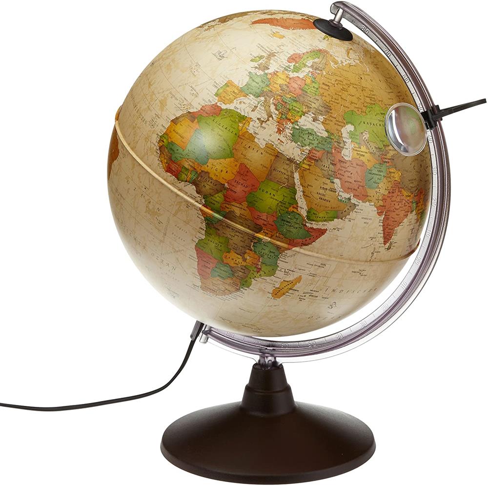 MAPPAMONDO GEOGRAFICO 30 CM MARCO POLO - ILLUMINATO